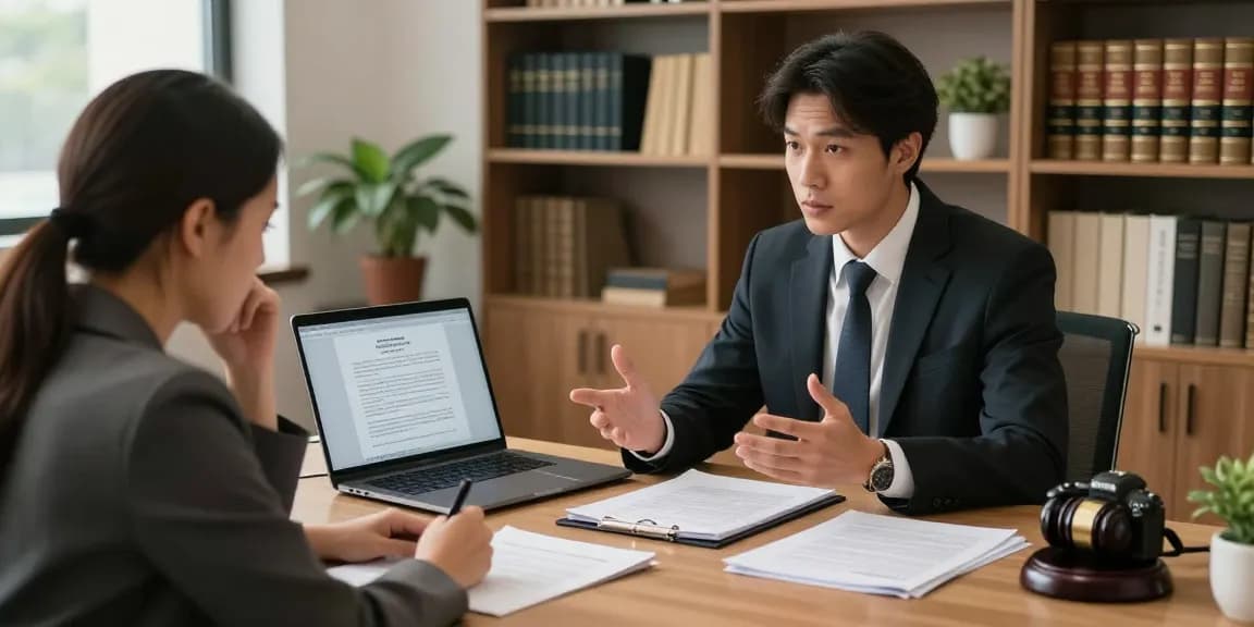 Attorney discussing legal matters with client, highlighting try these out for effective representation.
