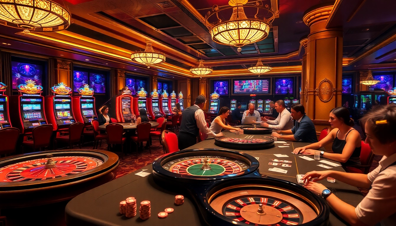 Experience the thrill of play at https://f168.vision/ with vibrant casino tables and exciting slot machines.
