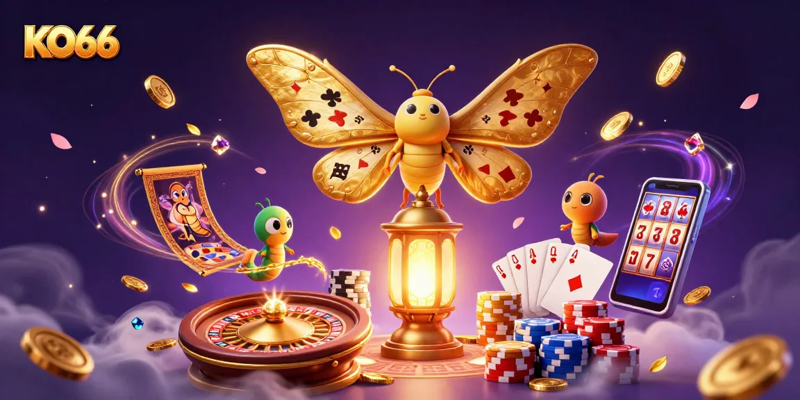 Experience incredible wins at KO66 through dynamic gaming scenes featuring casino elements.