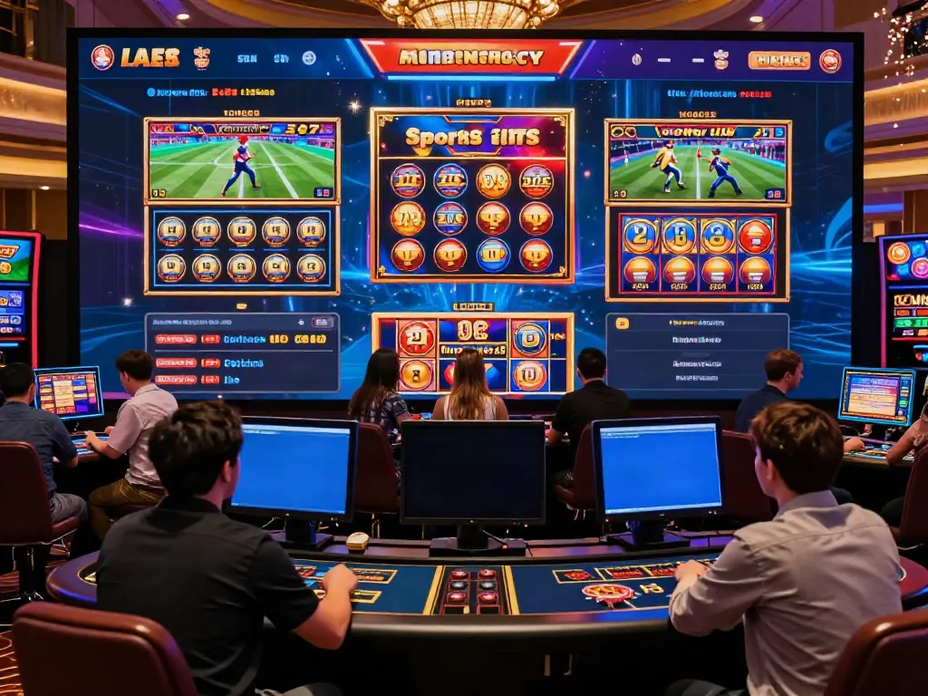 Engaging online gaming scene at https://man88pro.com/ showcasing players enjoying diverse casino games.