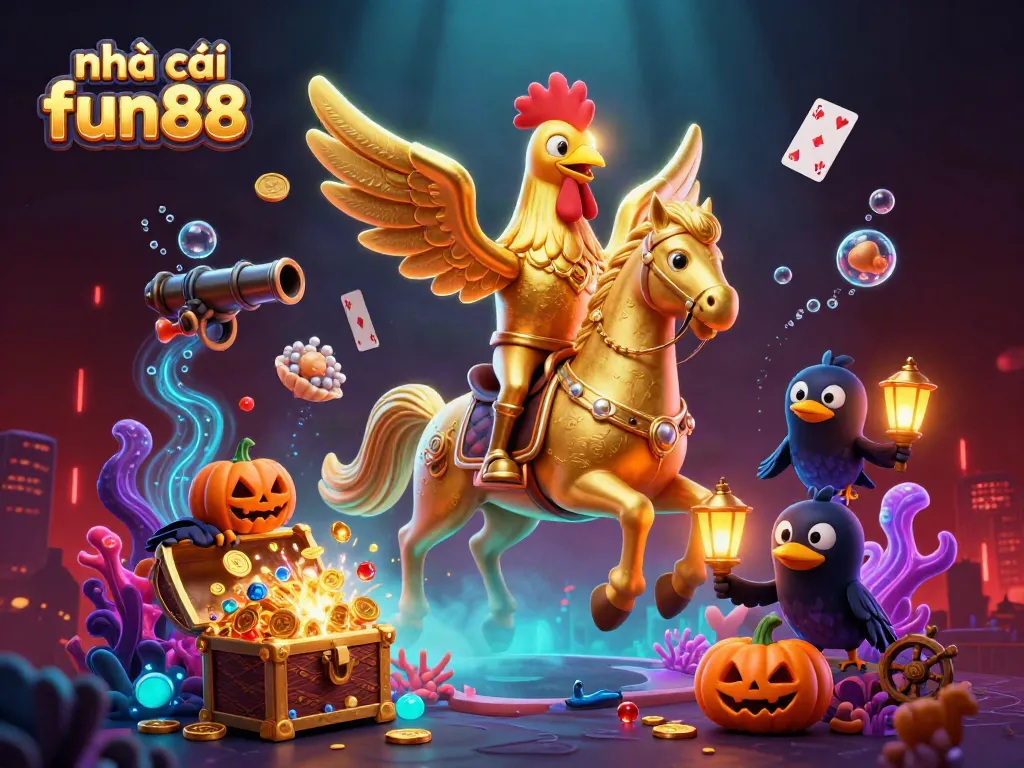 Experience the excitement of nhà cái fun88 with vibrant casino scenes and engaging gaming elements.