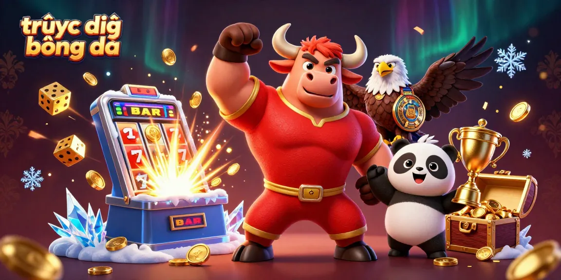 Engaging illustration capturing trực tiếp bóng đá excitement with vivid characters and dynamic gaming elements.