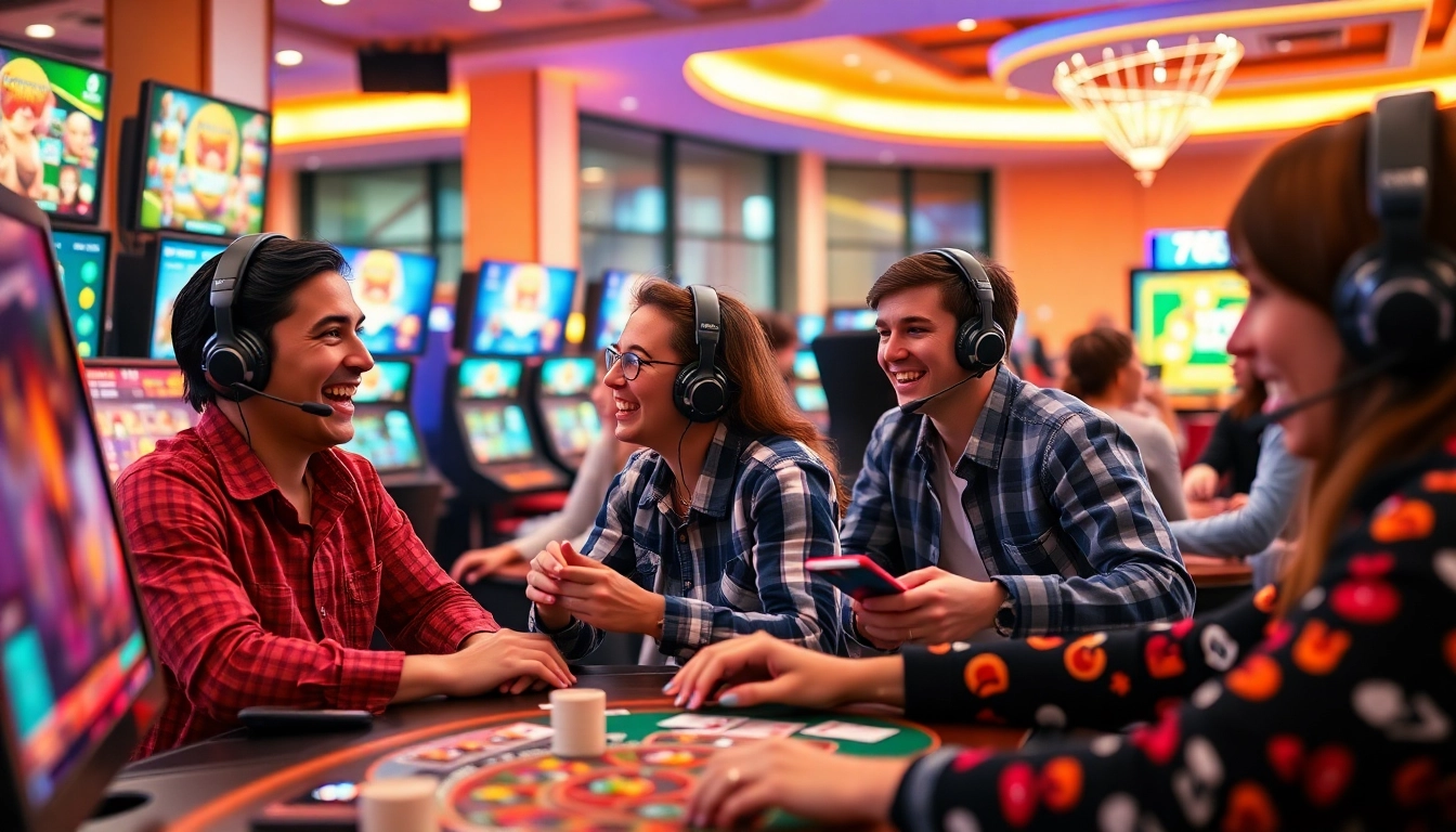 789club đánh giá featuring diverse players actively engaged in exciting online gaming activities, showcasing digital casino atmosphere.