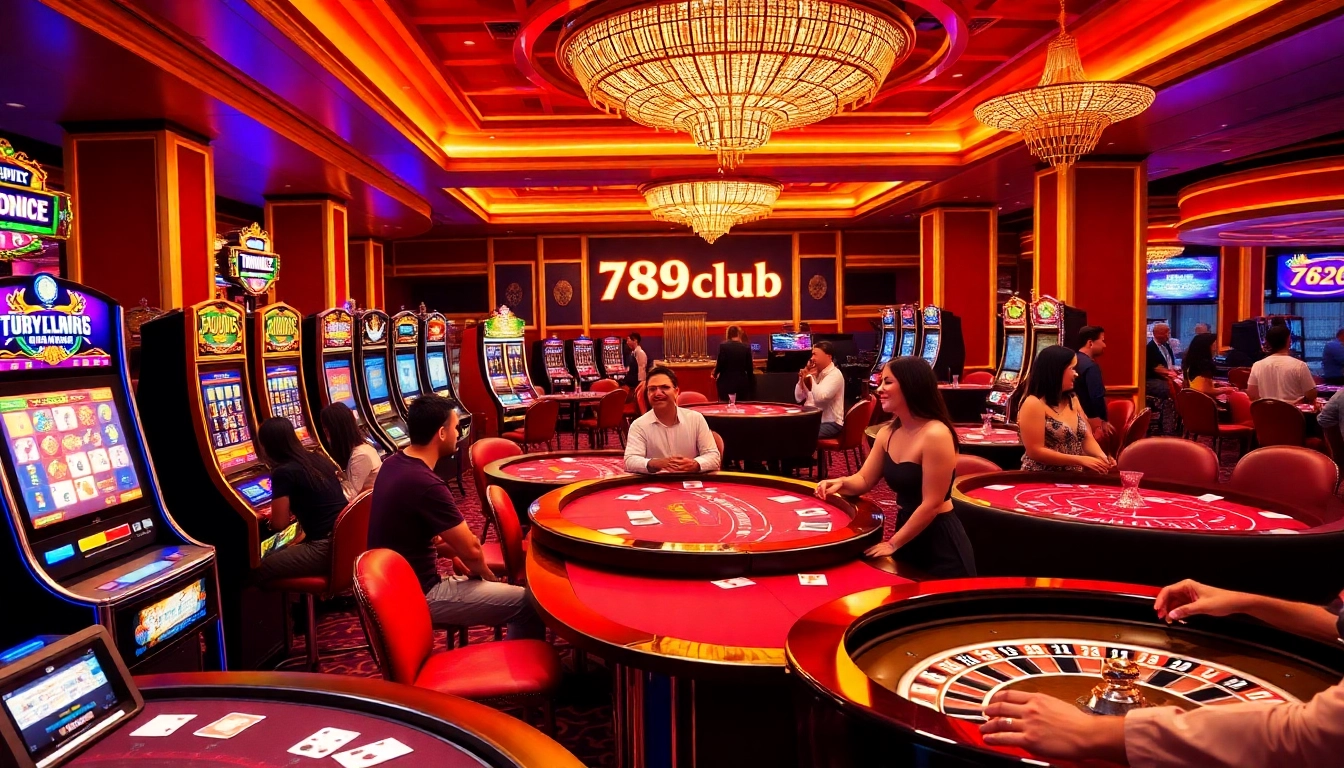 Experience high-stakes gaming at 789club with exciting poker and vibrant slot machines.