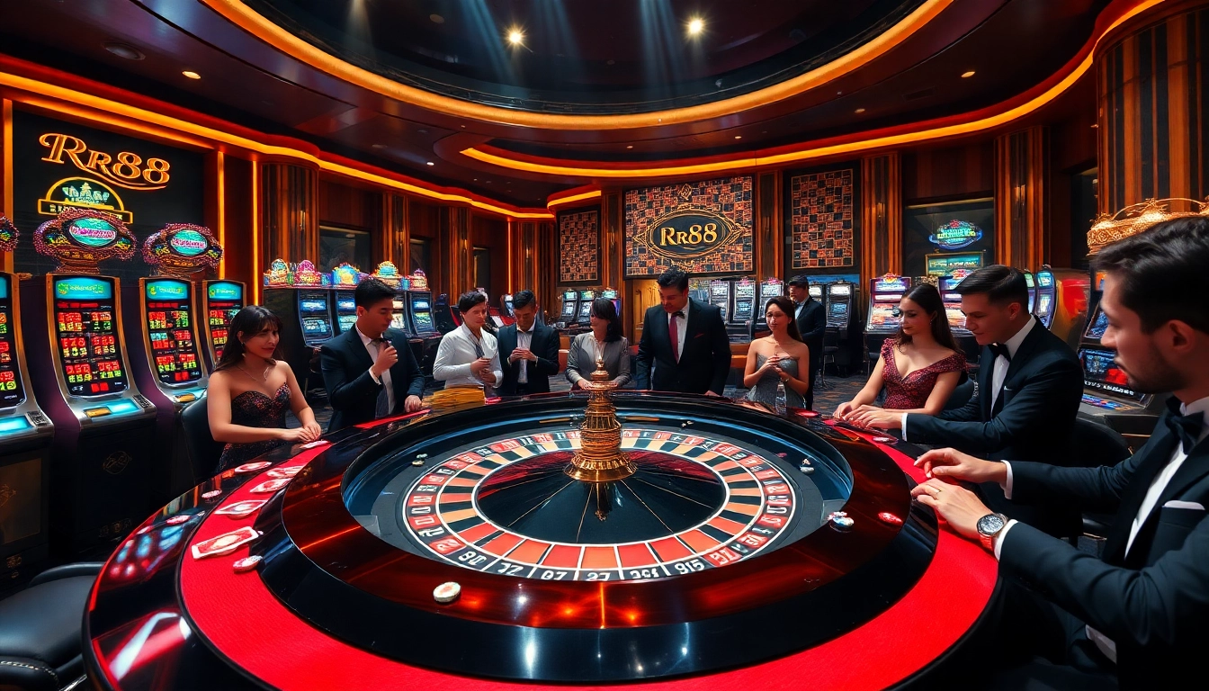 Experience thrilling gambling at the RR88 casino with exciting roulette and vibrant poker action.