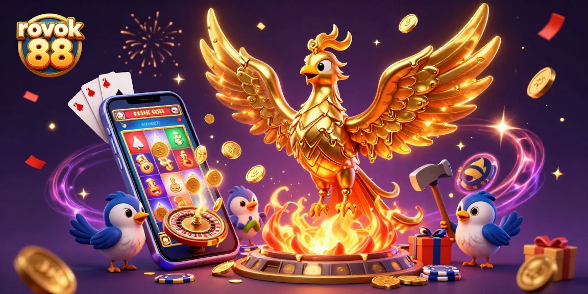 Spin and win with the captivating rokok 88 gaming mobile experience featuring 3D animated elements.
